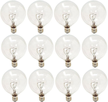 GE 43160-278127 Decorative Globe Bulbs - 40W, 12-Pack