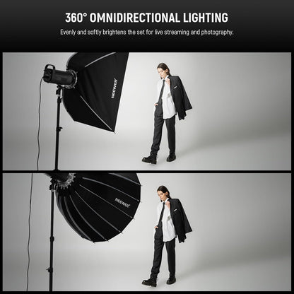 Neewer 47" Parabolic Softbox Bowens Mount Quick Setup