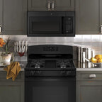 GE JVM3160DFBB Over-the-Range Microwave Oven Black Bundle