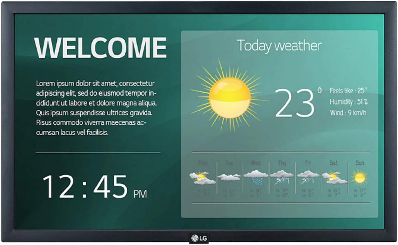 LG 22SM3G-B 22-inch IPS FHD LED Commercial Display