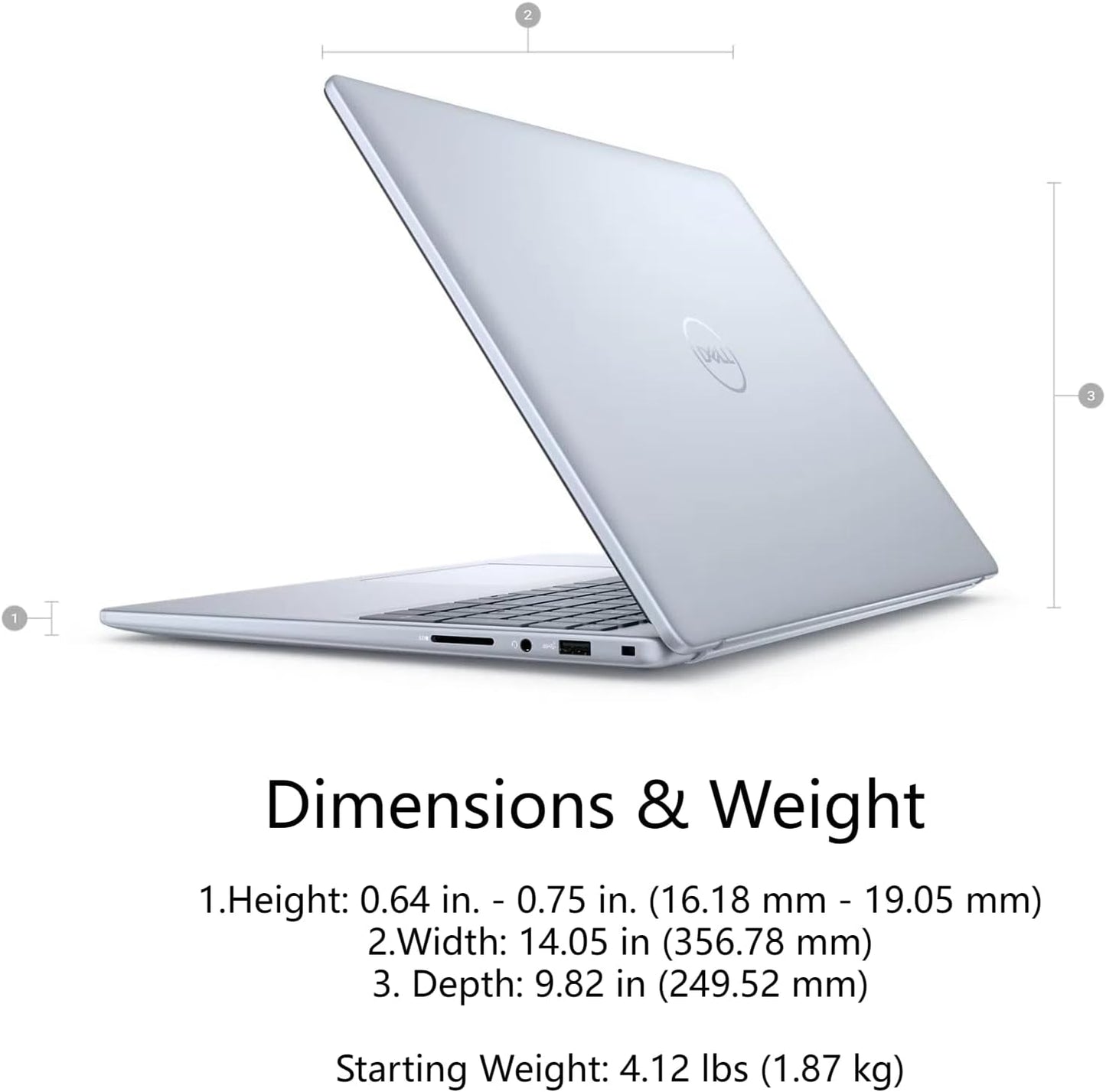 Dell Dell Inspiron 16 AMD Ryzen 7-8840U 64GB 4TB SSD Laptop