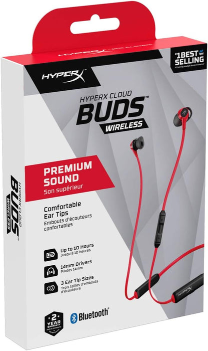 HyperX HEBBXX-MC-RD/G Cloud Buds Wireless Bluetooth Headphones