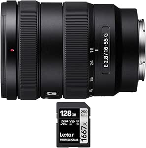 Sony E10SNSEL1655G E 16-55mm F2.8 G Lens Bundle