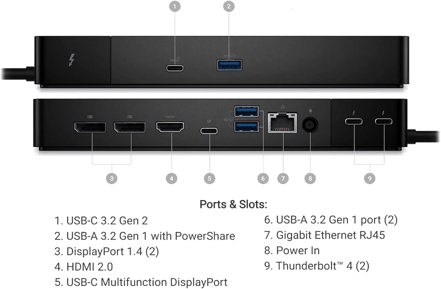 Dell DELL-WD22TB4 Thunderbolt 4 Docking Station