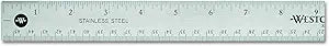 Westcott 10417 18" Stainless Steel Cork Ruler
