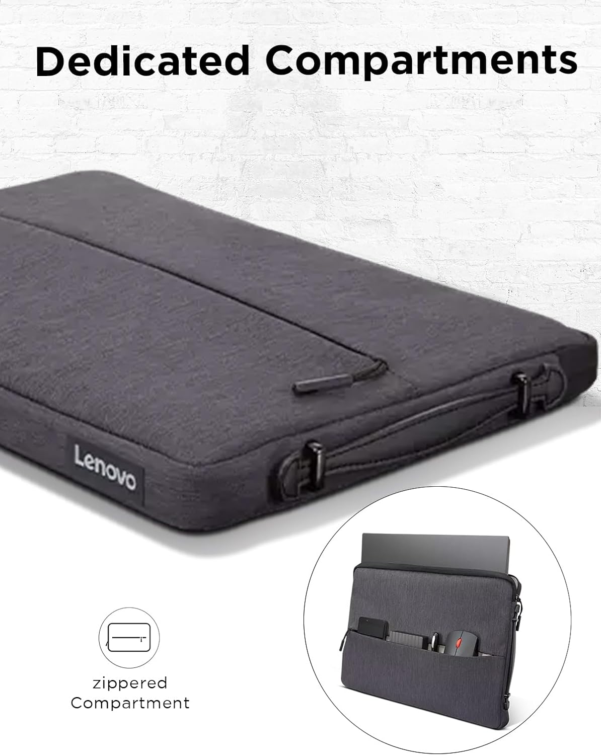 Lenovo GX40Z50941 Urban Laptop Sleeve 14-Inch Grey