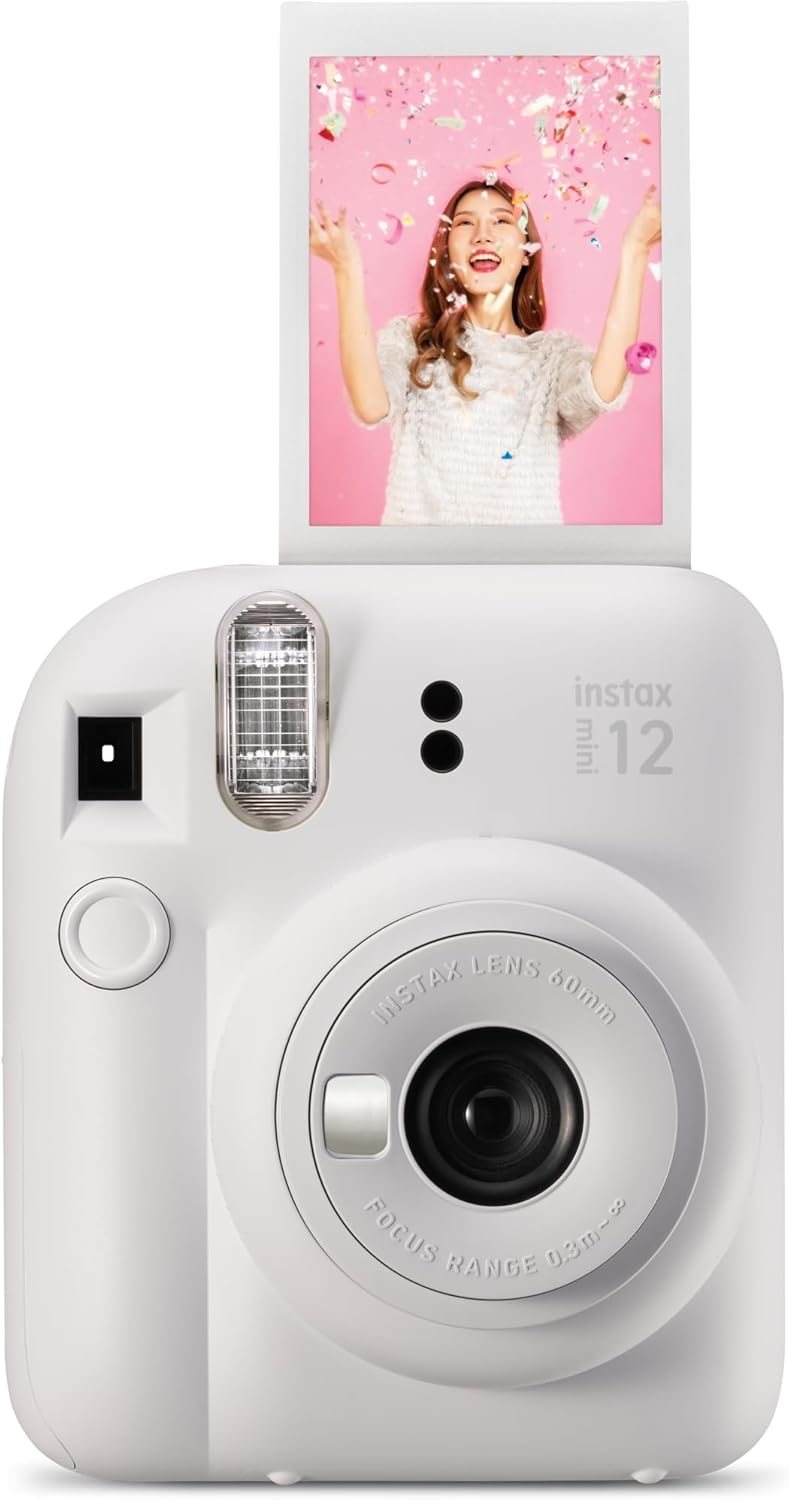Fujifilm 16806274 Instax Mini 12 Instant Camera - Clay White — main product image