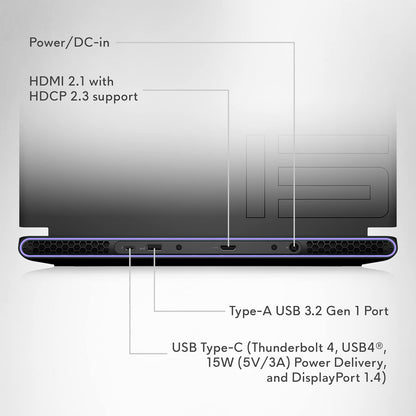 Alienware AWM15R7-7693BLK-PUS m15 R7 RTX 3060 Gaming Laptop