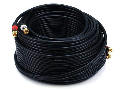 Monoprice 102864 Premium 2RCA Male to Male Audio Cable 6ft