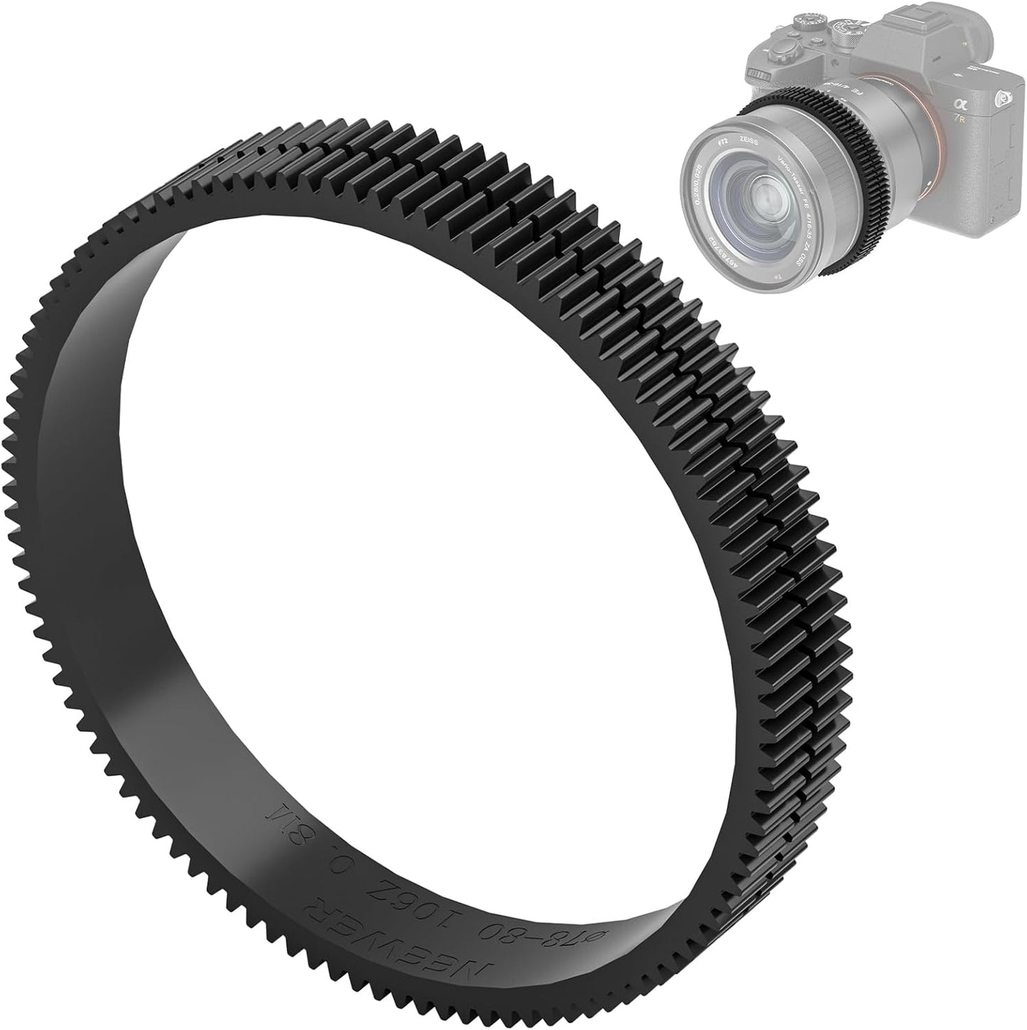 Neewer PG008 Lens Follow Focus Gear Ring 78-80mm
