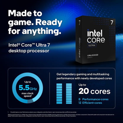 Intel Core Ultra 7 265KF 20-Core Desktop Processor
