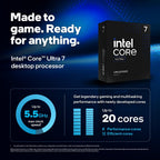 Intel Intel Core Ultra 7 265K Desktop Processor 20 Cores