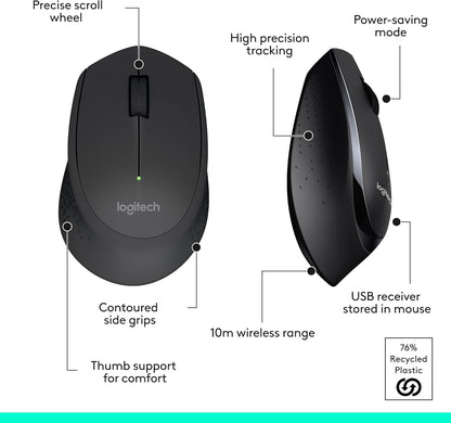 Logitech 920-006481 MK345 Wireless Keyboard Mouse Combo