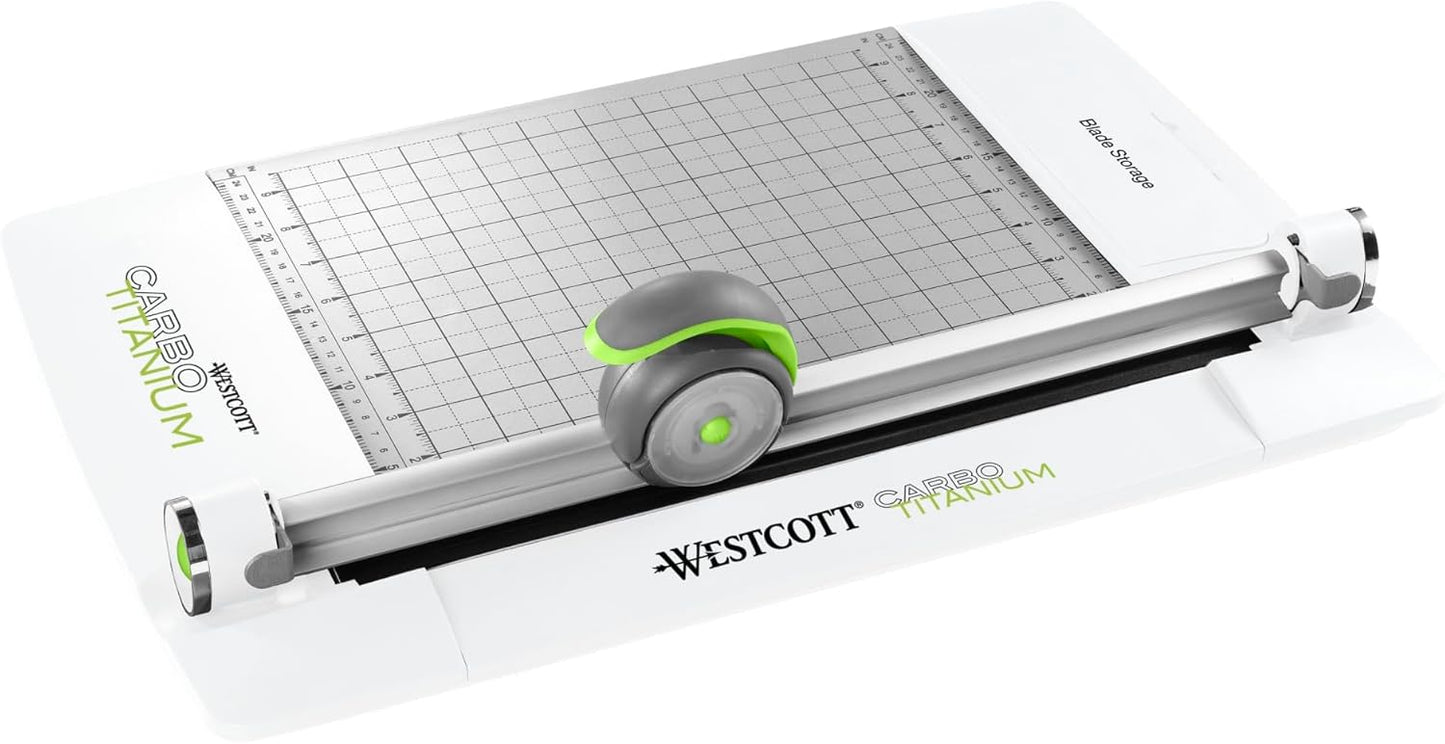 Westcott 16718 12-Inch CarboTitanium Rotary Trimmer