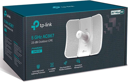 TP-Link CPE710 5GHz AC 867Mbps Gigabit Outdoor CPE Bridge