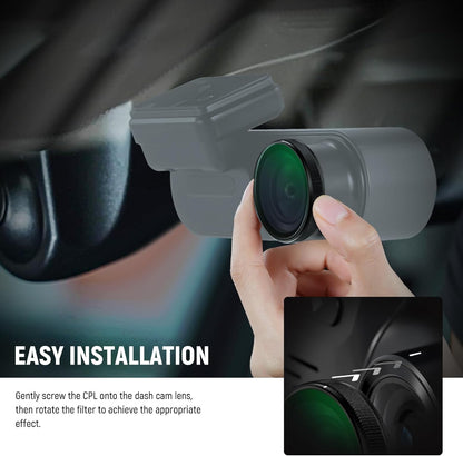 Neewer 10104838 Dashcam CPL Filter for VIOFO Cameras