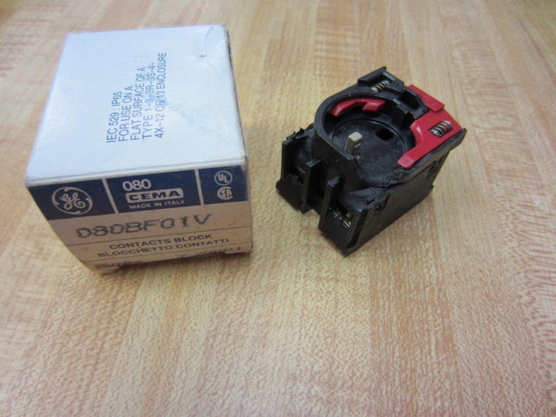 GE 080BF01V 1NC Contact Block 10A-Ui660V — main product image
