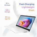 HP Newest HP 14 Inch Laptop Celeron 4GB 128GB SSD Windows 11 + Office