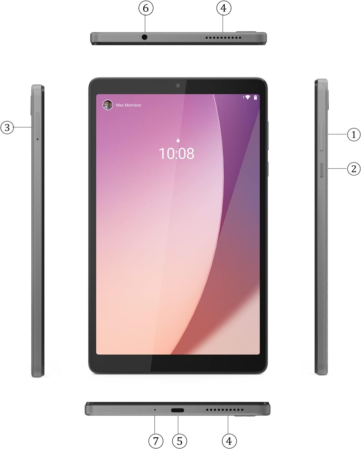 Lenovo ZABU0108US Tab M8 (4th Gen) 8" Android Tablet Gray