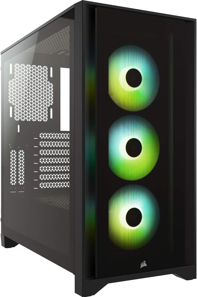 Corsair CC-9011204-WW iCUE 4000X RGB Tempered Glass Case