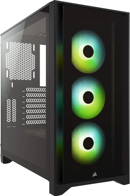 Corsair CC-9011204-WW iCUE 4000X RGB Tempered Glass Case