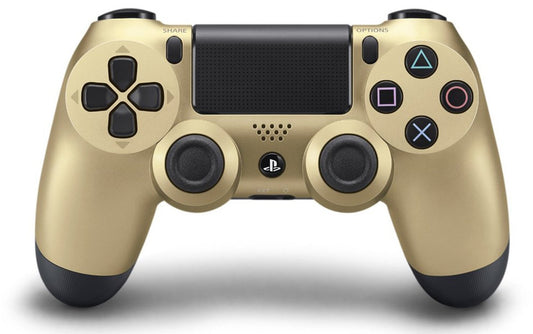 Sony DualShock 4 Wireless Gold Controller (Renewed)