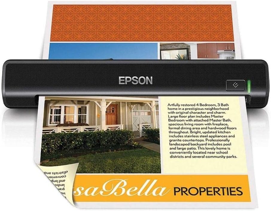 Epson B11B206201 WorkForce DS-30 Portable Document Scanner