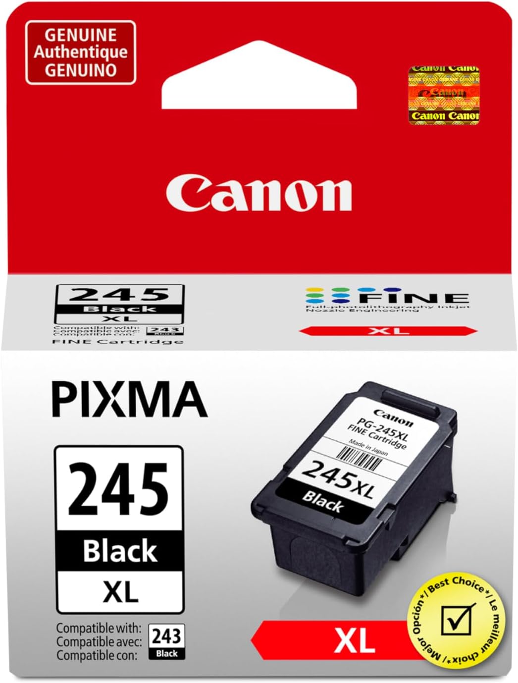 Canon 8278B001 PG-245 XL Black Ink Cartridge