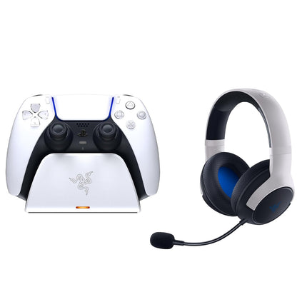 Razer RZ82-03980100-B3M1 Kaira PS5 Headset & Charging Stand Bundle