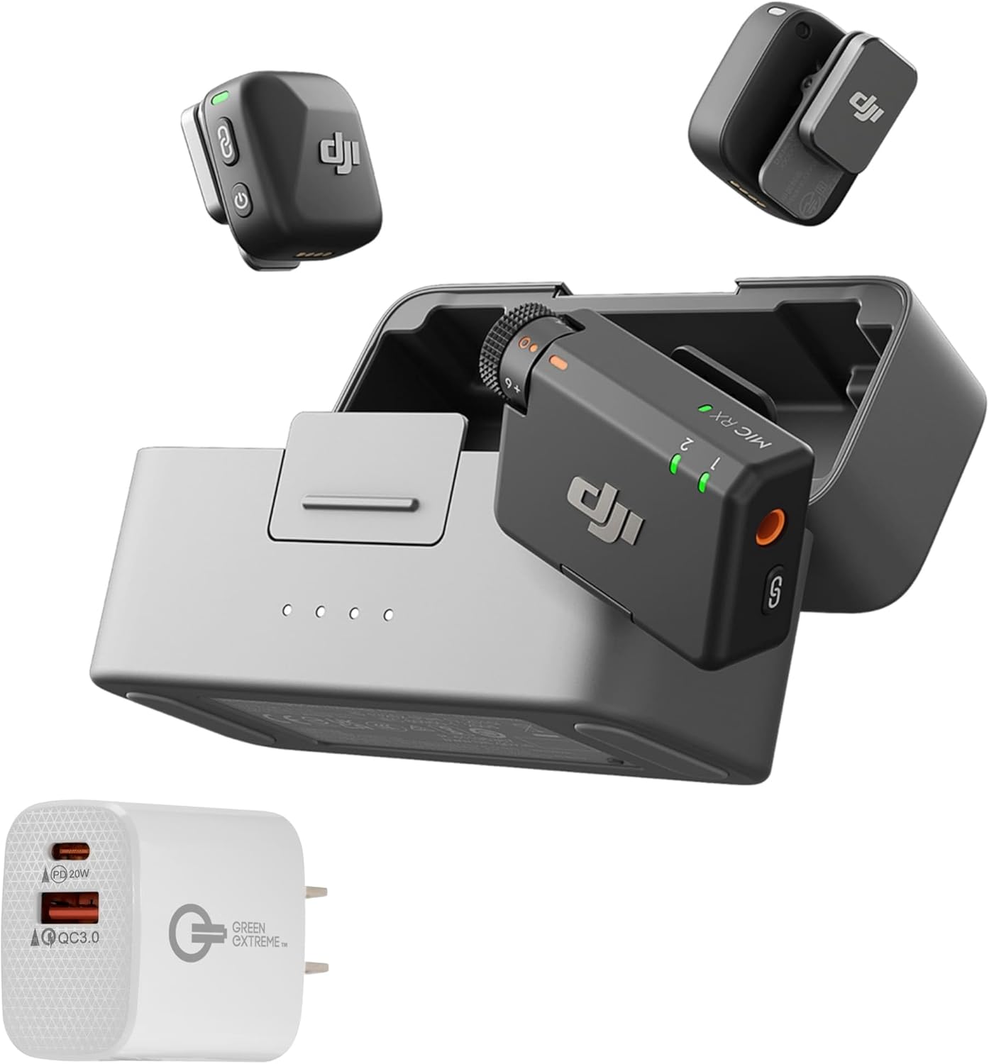 DJI DJI Mic Mini Wireless Microphone + Charger Bundle