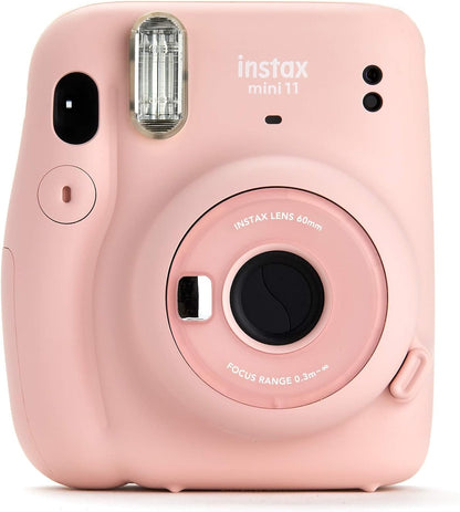 Fujifilm Fuji Mini 11 Instant Camera Bundle - Blush Pink