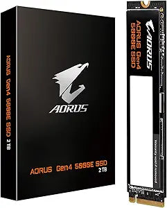 Gigabyte AG450E2TB-G AORUS 2TB SSD: PCIe 4.0 NVMe M.2 High Speed