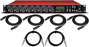Focusrite Scarlett OctoPre Dynamic 8-Channel Mic Preamp Bundle