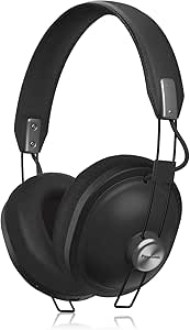 Panasonic RP-HTX80B-K Retro Wireless Bluetooth Headphones Black — main product image