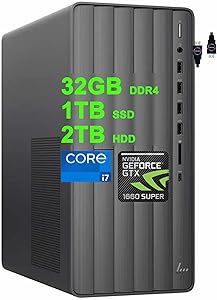 HP Envy Gaming Tower Desktop i7 GTX 1660 Super