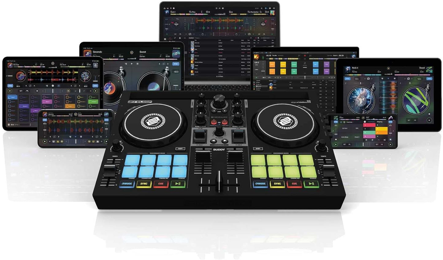 Reloop AMS-BUDDY 2-Channel DJ Controller iOS/PC