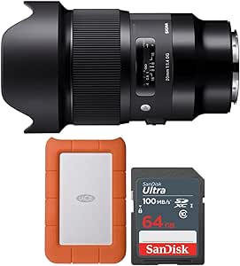 Sigma 20mm f/1.4 DG HSM Art Leica L Mount Lens Bundle