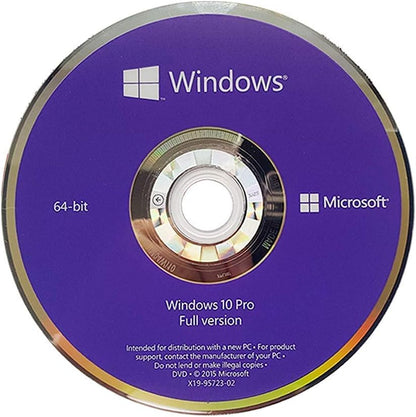 Microsoft FQC-08929 Windows 10 Pro 64-bit OEM DVD