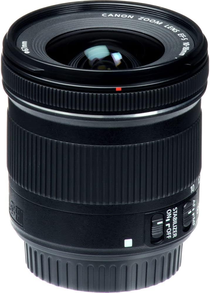 Canon EF-S 10-18mm STM Lens Bundle - Wide Angle, Filter Kit, More