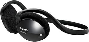 Sony MDR-G45LP Behind-the-Neck Headphones Black — main product image
