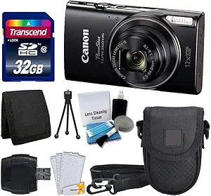 Canon PowerShot ELPH 360 HS Digital Camera Bundle (Renewed)