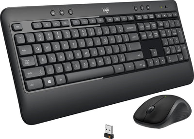 Logitech MK540 Wireless Keyboard and Mouse Combo (Renewed)