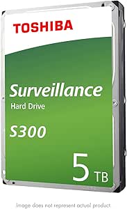 Toshiba HDWT150UZSVAR S300 5TB Surveillance Hard Drive