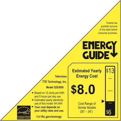 TCL 32S3850 32-Inch 720p Roku Smart LED TV (2015 Model)