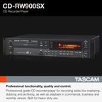 Tascam CDRW900SX Professional CD Recorder/Player