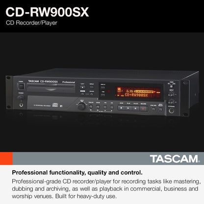 Tascam CDRW900SX Professional CD Recorder/Player