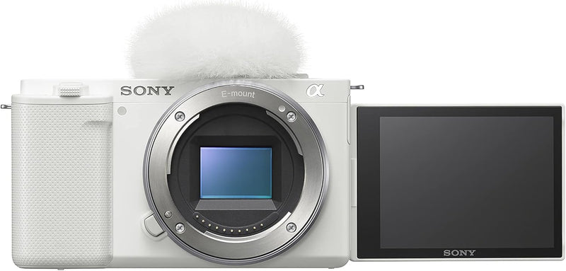 Sony ZV-E10/ILCZV-E10 White Mirrorless Vlog Camera (Renewed) — main product image