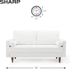 Sharp Colorful Kids Wall Clock 10-Inch Silent
