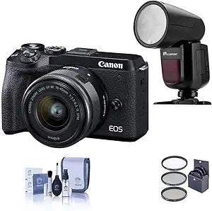 Canon EOS M6 Mark II Mirrorless Camera Kit — main product image