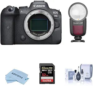Canon EOS R6 Full-Frame Mirrorless Camera Body - with Flash